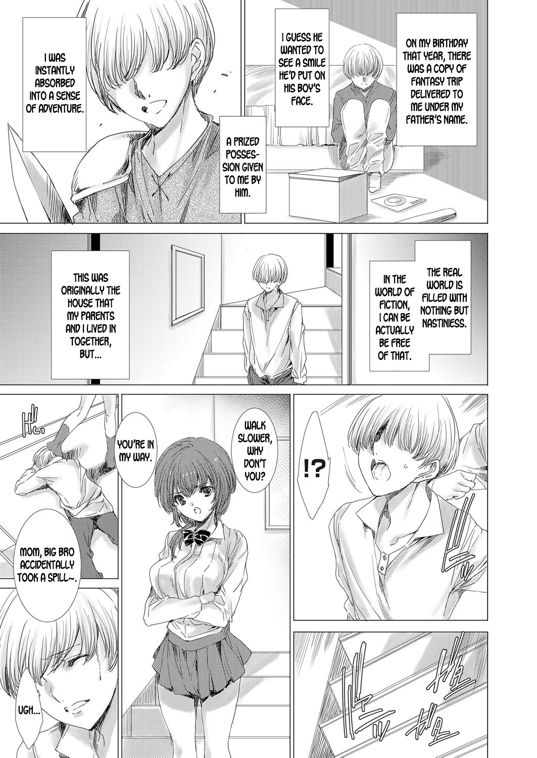 Hentai Manga Comic-Younger Sister Rape Revenge Quest ~Doing as I Please With the Takeover of Her Virtual and Real Body~ Level 1-Read-5